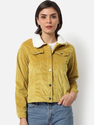 Mustard winter jacket womens best sale