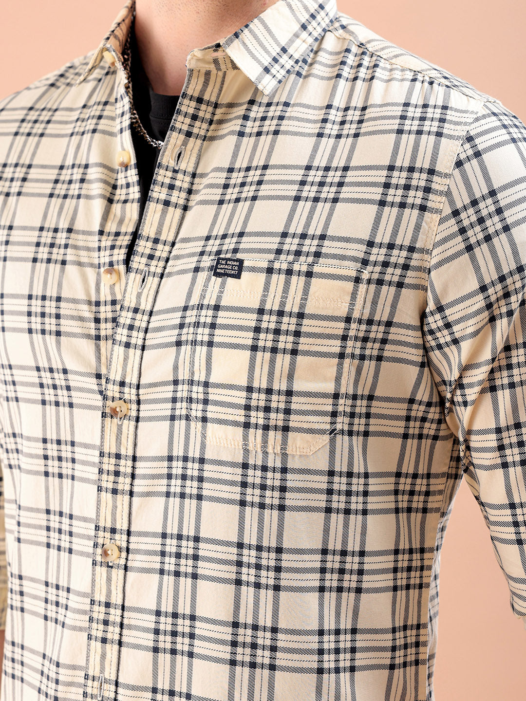 Men Checked Shirt