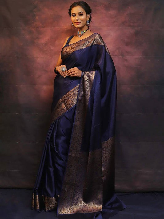 Woven Design Zari Banarasi Saree