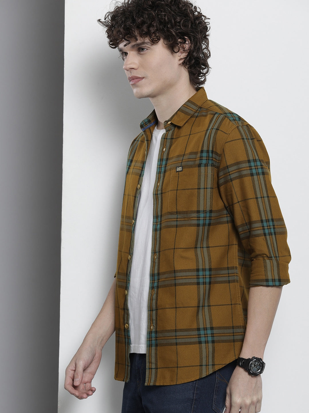 Men Checkered Shirt