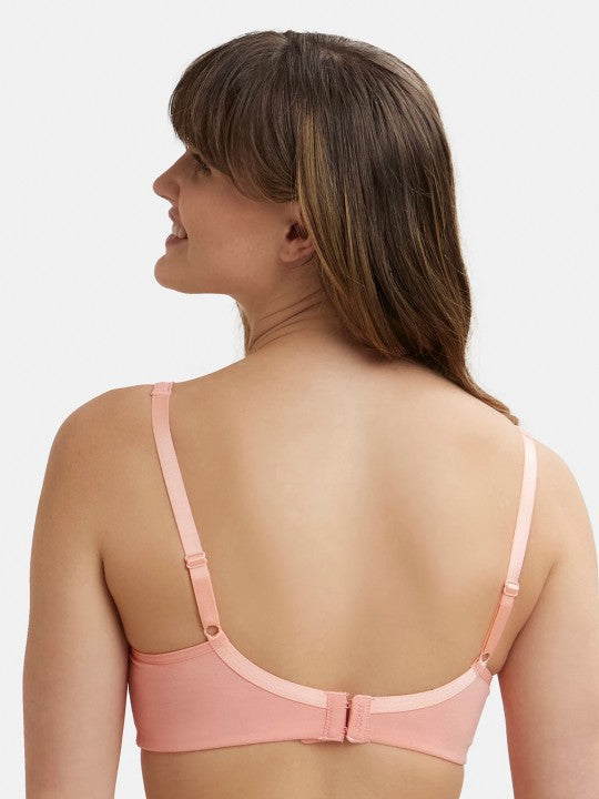 Wirefree Non Padded Cotton Full Coverage Solid Moulded Everyday Bra