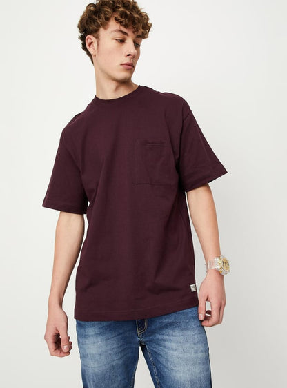 Max Solid Men Round Neck