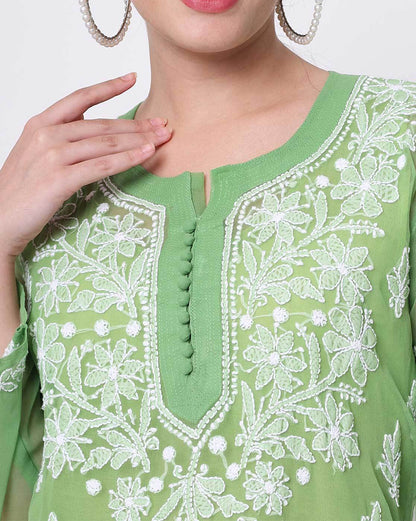 Boutique Design Chikankari Embroidery Kurti for Womens