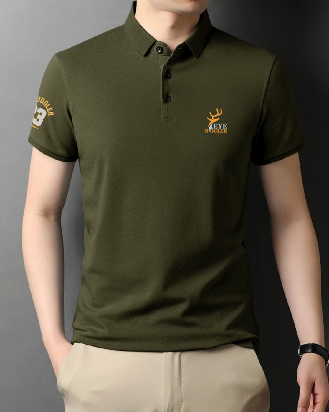 Logo Print Polo T-Shirt