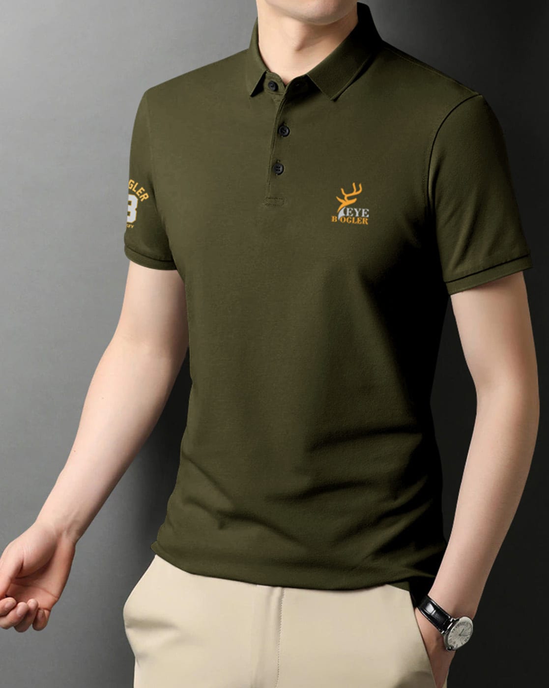 Logo Print Polo T-Shirt