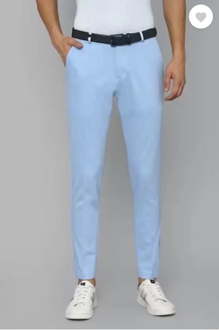 Pesado Slim Fit Men Blue Trousers