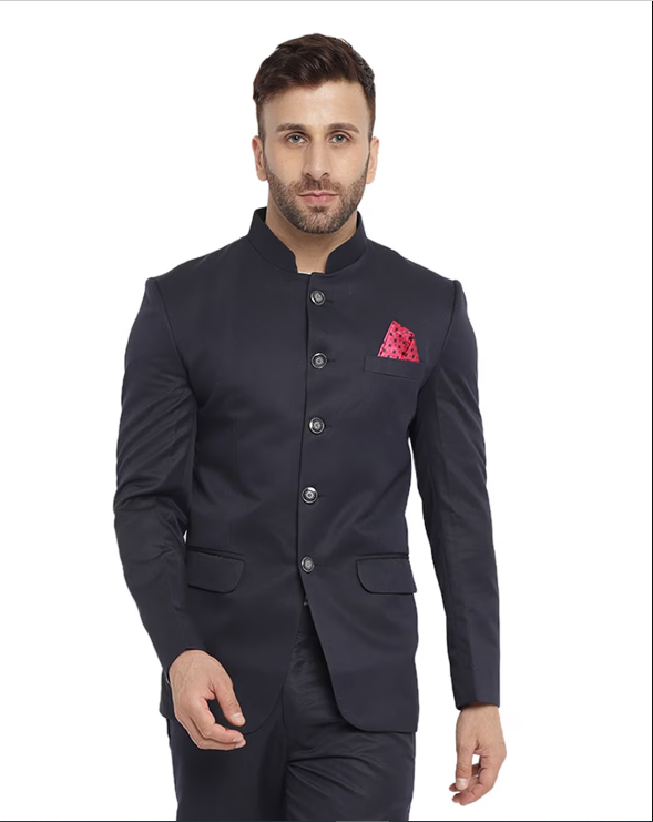 REFULGENT Slim Fit Single-Breasted Blazer