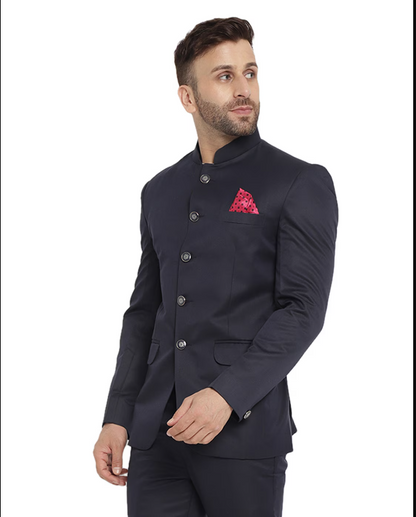 REFULGENT Slim Fit Single-Breasted Blazer