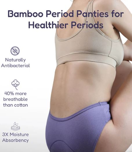 Bamboo Period Panty Reusable Period Underwear