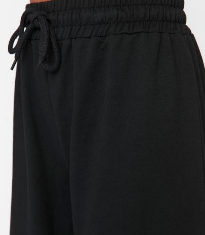 Bonkers Corner Black Wide-Leg Sweatpants