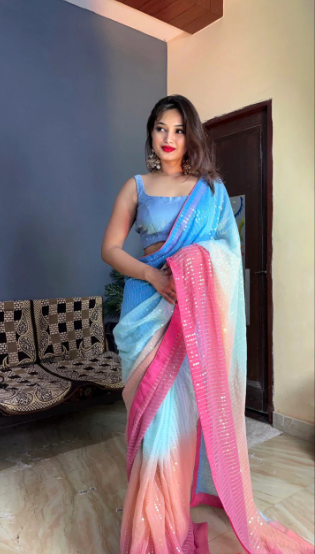 Ready-to-Wear Saree - Inspired by Alia Bhatt