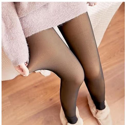 BRACHY Women Semi-Sheer Dual Tone Shade Stretchable Pantyhose Stockings