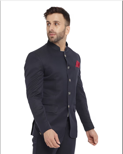 REFULGENT Slim Fit Single-Breasted Blazer