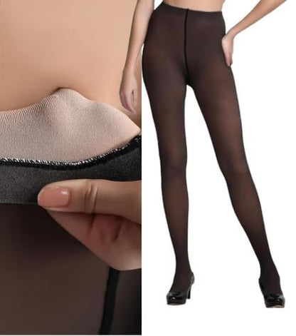 BRACHY Women Semi-Sheer Dual Tone Shade Stretchable Pantyhose Stockings