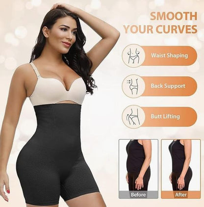 Women's HSRWomen's Tummy Tucker High Waist Shapewear with Anti Rolling Strip Panties