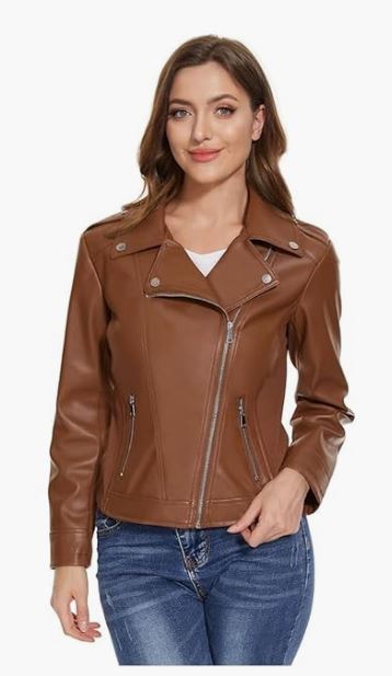 Leather Jacket For Women Biker