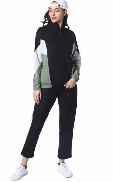 London Hills Women Sports Zipper Running Summer Track Suit for Women