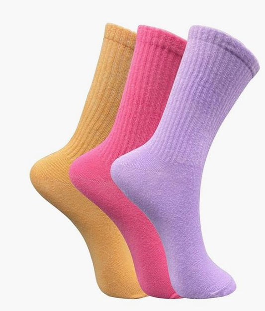 TRAZO Women's Calf Length Designer Knitted Multicolor Socks