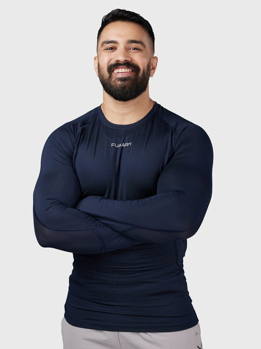 Fuaark Buy Black Compression Tshirts for men