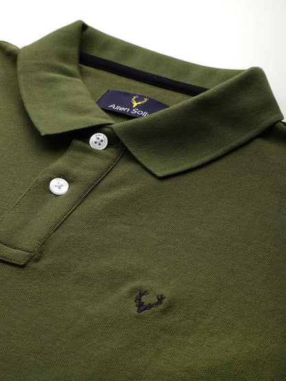 Men Polo Collar T-shirt