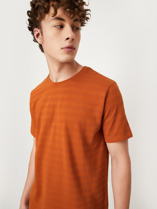 Striped Regular Fit Cotton T-shirt