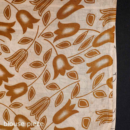 Buy Nellore Kalamkari Printed Cotton Saree with Blouse Piece Online at iTokri.com-SOUTH KARGHA