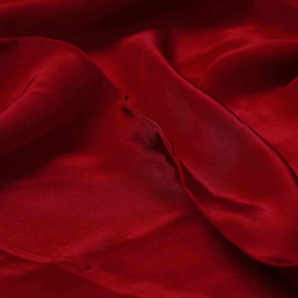 Buy Maroon Colour Natural Crepe Saree Plain Dyed Fabric