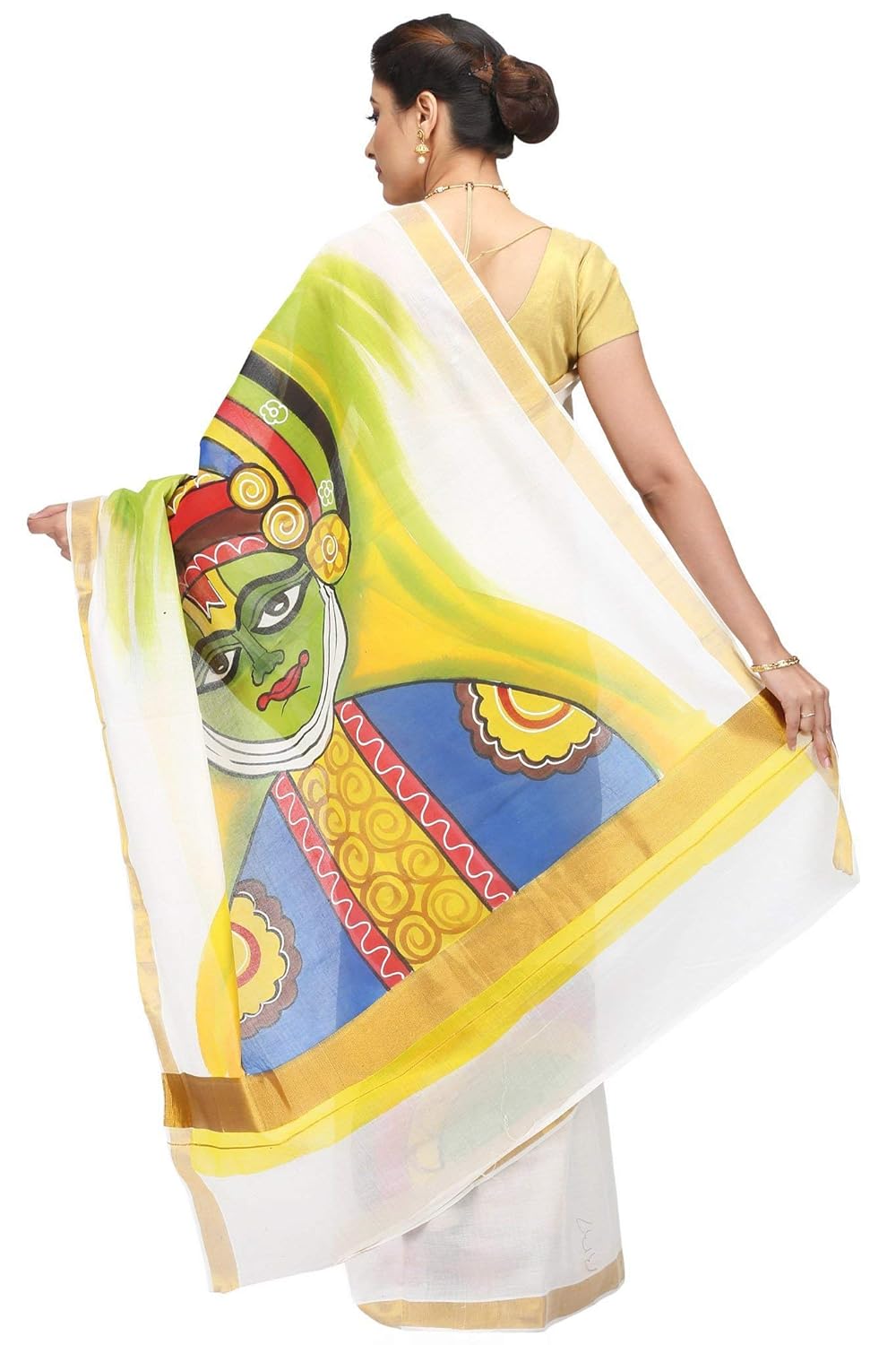 Cotton Hand Paint Sarees