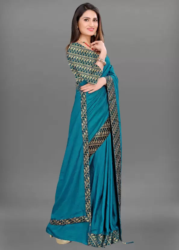 Woven Embellished Printed Banarasi Pure Silk Saree