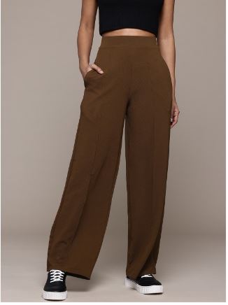 Smart High-Rise Wrinkle Free Trousers