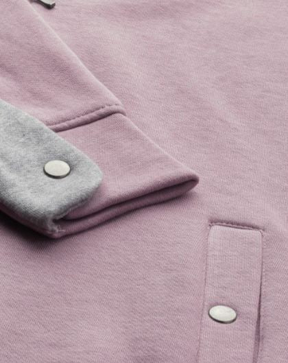 Lifestyle Co Women Lavender & Grey Solid Sweatshirt