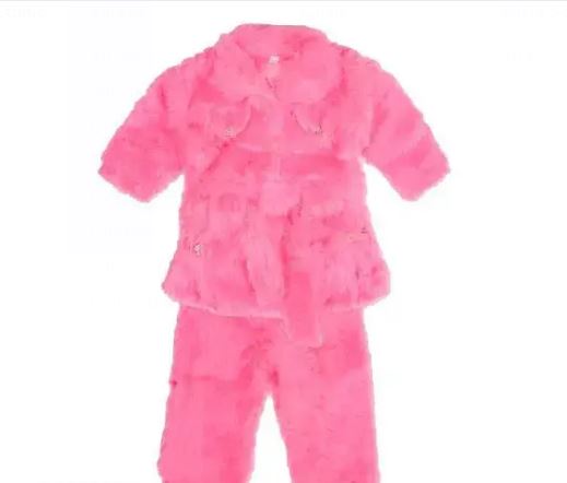 Kids Casual Sweater Sweatpants Winter Set (Pink)