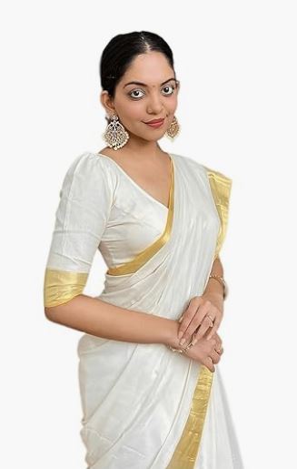 Yashika Women's Trendy Cotton Silk Saree with Blouse Material AZ-YS-OG-PONGAL ONAM-P