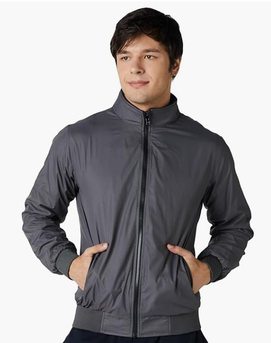 Symbol Men Polyester Lightweight Sports Standard Length Sports Jacket