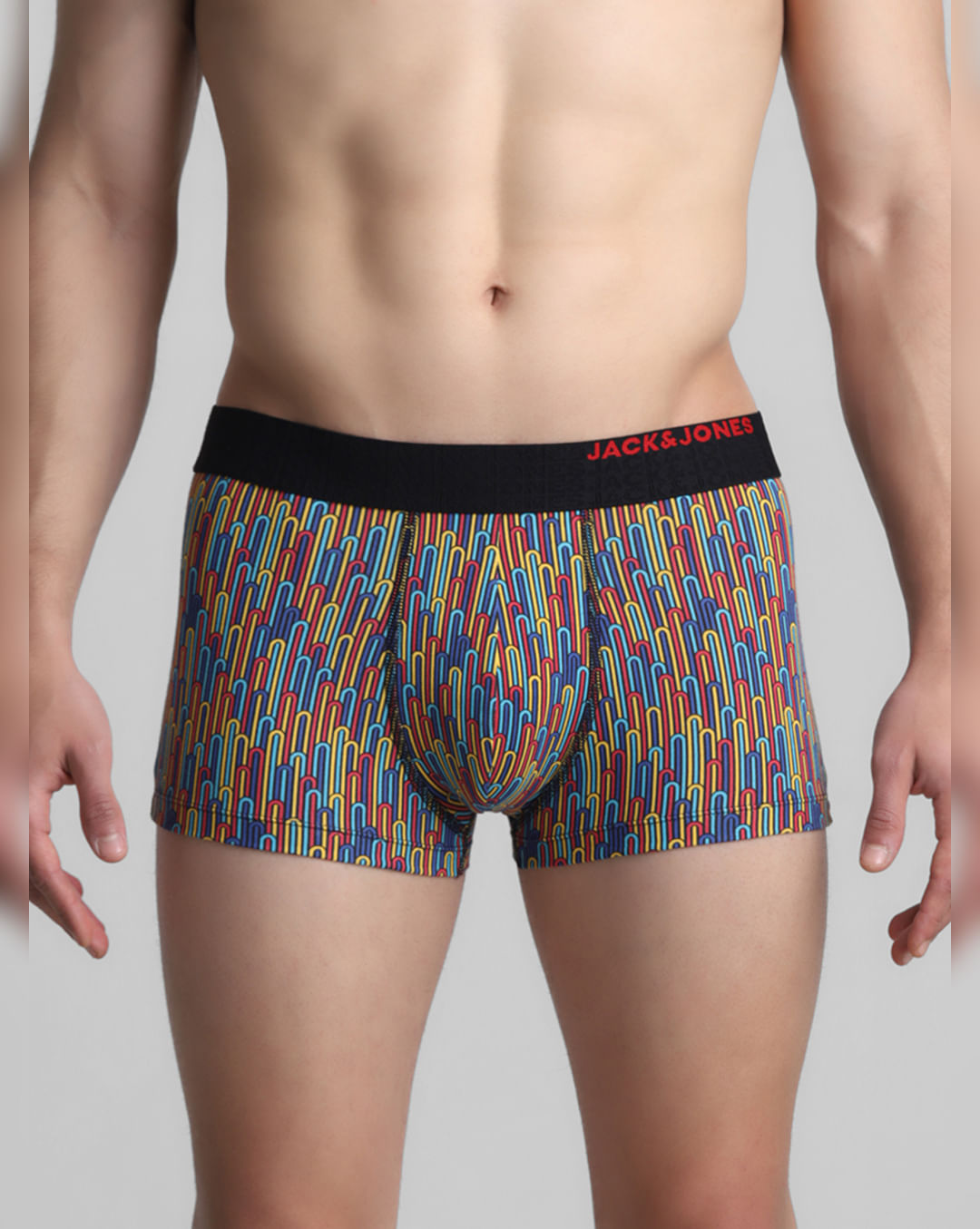 MULTI-COLOUR ABSTRACT PRINT TRUNKS