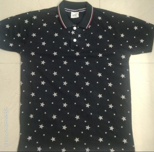 Men's Printed Polo T-shirt