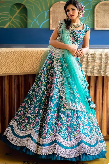 Designer lehenga choli for women party wear Bollywood lengha Fiorellastore