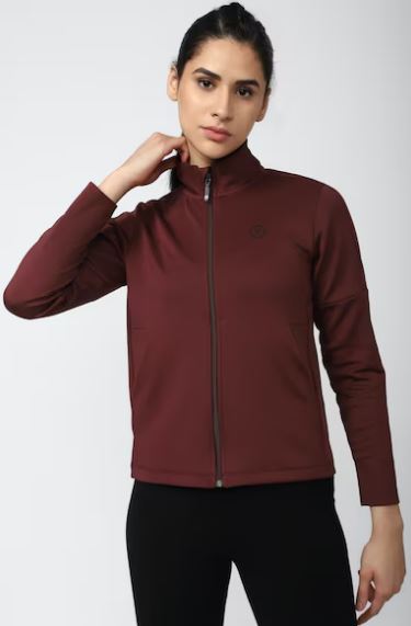 Women Maroon Jacket