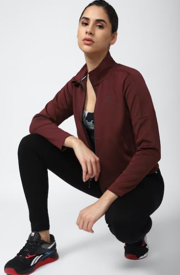 Women Maroon Jacket