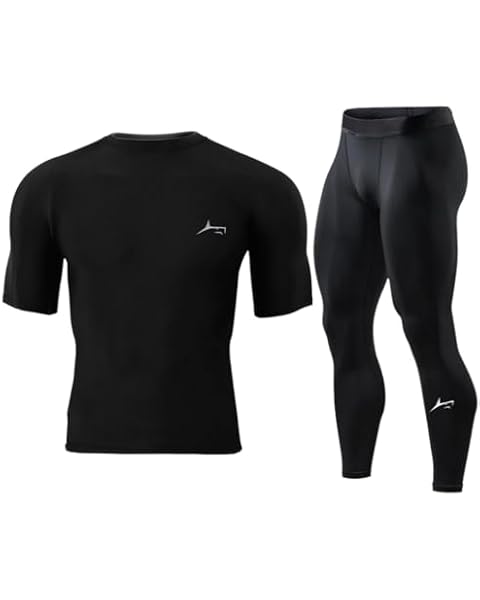 Men's Premium Full Sleeve Compression T-Shirt - Athletic Base Layer Tights for Fitness & Sports