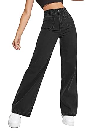 Women High Rise Cotton Lycra Solid Regular Fit Jeans