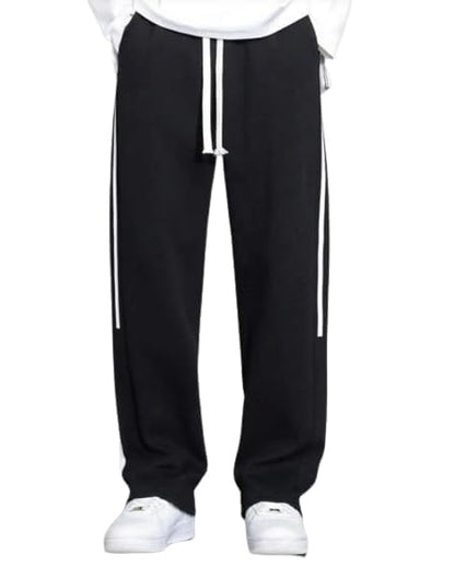 Mens Lycra Black Track Pant