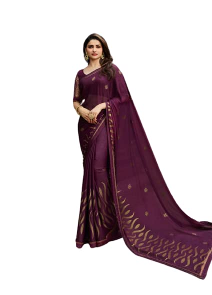 Flosive Women's Present Banarasi Soft Lichi Silk Saree Beautiful Jacquard Rich Pallu Design Work Zari Woven Kanjivaram Silk Style Saree Jalar With Soft Lichi Silk Blouse Piece