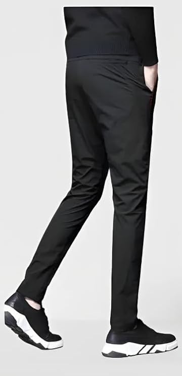 Stretchable Black Track Pant for Men