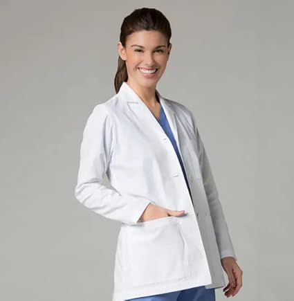 Unisex-Adult Dk Unifab Lab Coat For School And Colleges Students 100 Pure Cotton Casual Style