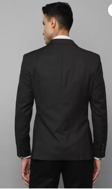 Men Solid Single Breasted Formal Blazer