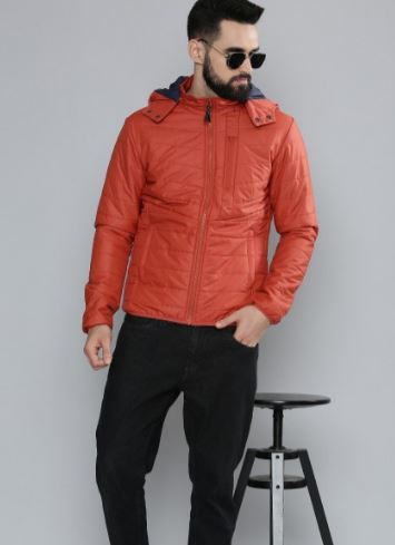 Flying Machine Men Full Sleeve Solid Jacket