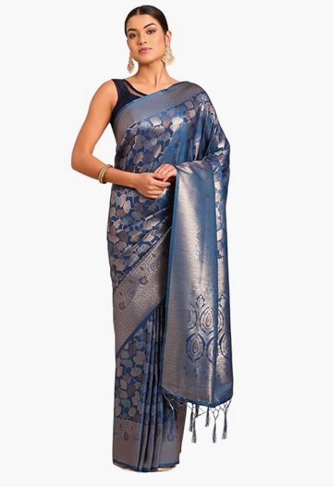 Mohey Women's Woven Bollywood Art Silk Saree