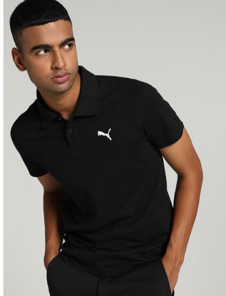 Men Slim Fit Polo T-shirt