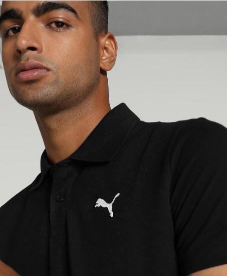 Men Slim Fit Polo T-shirt